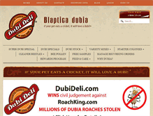 Tablet Screenshot of dubideli.com